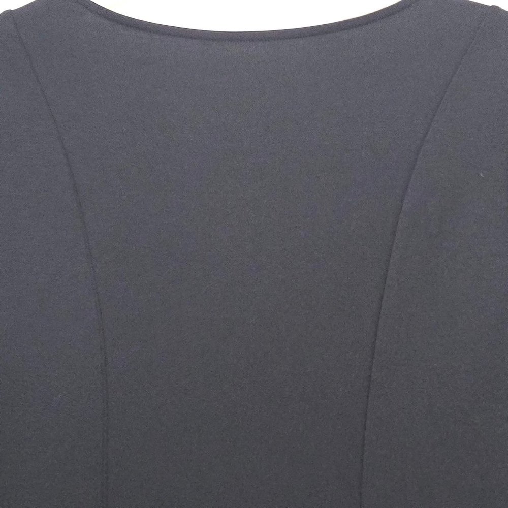 Soft Surroundings Black Eyelet Diamond Long Sleeve Sheath Dress Size Small - Picture 6 of 11